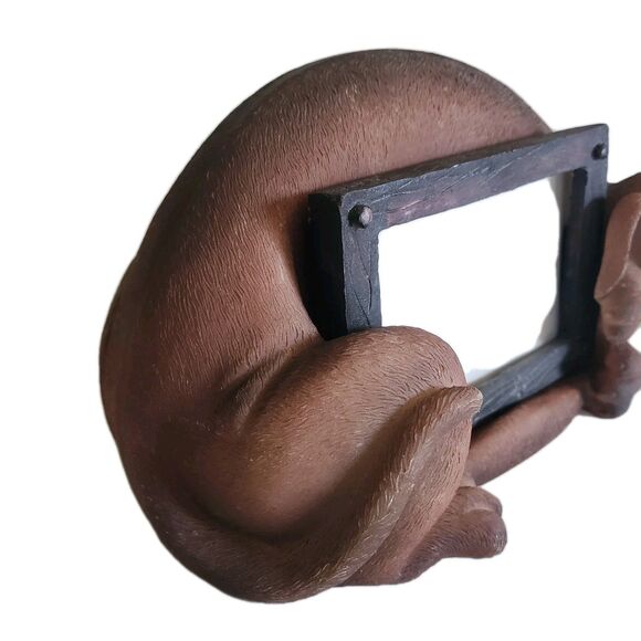 3D Dog Shaped Picture Photo Frame Holders Doggie Resin Figurines Cocker Spaniel - Picture 5 of 15